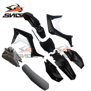 SNOR Racing Dirt <span class=keywords><strong>Bike</strong></span> Accesorios <span class=keywords><strong>Cubierta</strong></span> de asiento Caja de aceite y Kits de carenado para Honda CRF110 Repuestos de motocicleta - Product Image 4