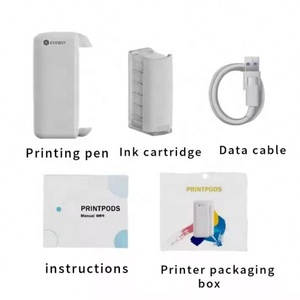Mini imprimante Portable imprimante de codes à barres étiquette d'impression Machine d'impression à jet d'encre portative pour Logo <span class=keywords><strong>tatouage</strong></span> personnalisé QR <span class=keywords><strong>Code</strong></span> - Product Image 6