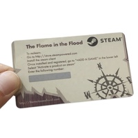 Carte à gratter promotionnelle en PVC plastique personnalisée, carte à gratter marketing