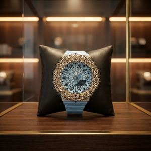 นาฬิกาข้อมือทรงเหลี่ยมหรูหรา สีเงิน หน้าปัดสีม่วง ขอบเพชร ระบบอนาล็อก Citizen Quartz Movement สำหรับทุกเพศ กันน้ำ 3BAR ขนาด 46 มม. ประดับโมอิสซาไนต์ - Product Image 1