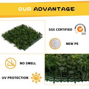 P221 personnalisé <span class=keywords><strong>faux</strong></span> verdure buis <span class=keywords><strong>haie</strong></span> synthétique gazon plastique plante artificielle mur pour extérieur intérieur décor - Product Image 5