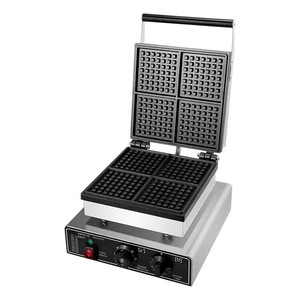 Gaufrier électrique professionnel 220V de haute qualité pour 2 <span class=keywords><strong>gaufres</strong></span> carrées - Product Image 3