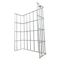 Facile à installer taille personnalisée galvanisé à chaud panier gestion treillis métallique chemin de câbles