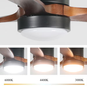 <strong>Best</strong> 3 Bamboo Oak Wooden Blades Hugger Surface Mount Low Profile Indoor Energy Power Consumption <strong>Ceiling</strong> <strong>Fan</strong> With Remote Control - Product Image 6