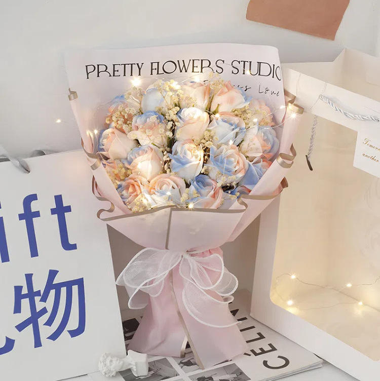 19 roses Pink snow Mountain