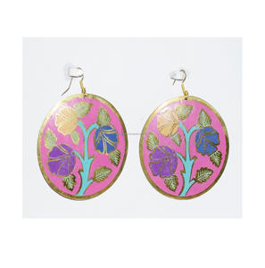 August 2025 Handmade Antique Copper Geometric Hammered <b>earring</b> jewelry sets fashion jewelry Big Bold Copper <b>Earrings</b> women - Product Image 2