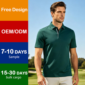 <span class=keywords><strong>Polo</strong></span> de golf pour homme OEM, protection solaire, antibactérien, séchage rapide, idéal pour les voyages et la randonnée, manches courtes, haute qualité - Product Image 1