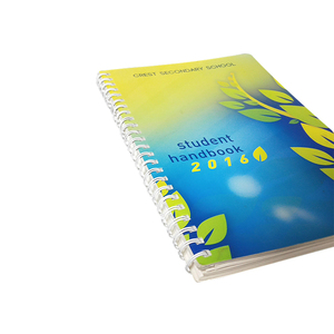 Cuaderno de Tapa Dura con Espiral, Personalizado con Impresión Promocional, Ecológico, con Cubierta de PP/Papel, A5 A6, con Rayas Universitarias - Product Image 3