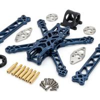 Kit de cadre de drone sur mesure usiné CNC, bras de quadricoptère, entretoise, vis, écrou, base de moteur, composants de drone de course FPV en aluminium