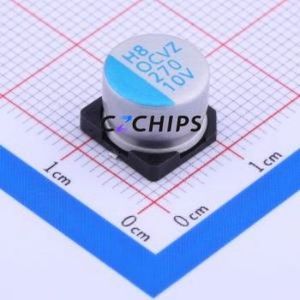OVZ271M1ATR-1008 ตัวเก็บประจุแบบแข็ง SMD, D10xL7.7 มม. ( ความจุ: 270uF ) ( ความแม่นยำ: 20% แรงดันไฟฟ้าที่กำหนด: 10V ) - Product Image 1
