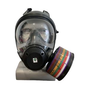 Masker Gas wajah penuh kualitas tinggi silikon cair anti-kabut dengan 99% penyaringan untuk penyelamatan minyak Kimia dan pertambangan - Product Image 2