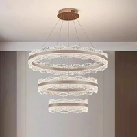 Luminaire suspendu moderne à LED, luminaire suspendu de luxe pour hall d'hôtel, salon, villa, escalier, lustre décoratif contemporain