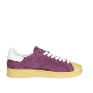 Sneakers basse da uomo W401-Ba-Sd-Li viola scarpe da passeggio moda trendy fodera in vera pelle Mesh traspirante per la primavera estate - Product Image 4
