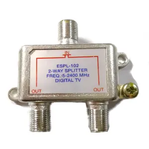 2ทาง/3way/4วิธีในร่ม Catv Splitter Coaxial