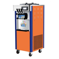 Commerciële Vrijstaande Snack Machine 220V/110V Ijs Maker 3 Smaken Softijs Making Machine Te Koop