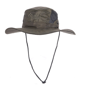 Sombrero de Pescador Unisex Azul Marino, Malla Transpirable, Protección Solar, Sombrero de Pesca para Senderismo al Aire Libre con Protector de Cuello, Primavera Verano - Product Image 2