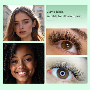 Yelix Extensions de cils 3D ultra-denses à espacement réduit 0.07 W, plateaux de cils étroits B C L, cils en éventail pour extensions, fournitures - Product Image 4