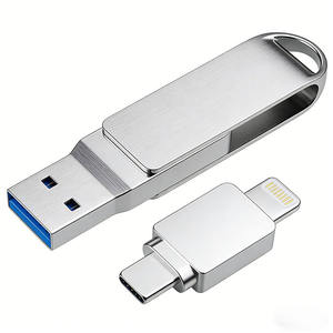 Clé USB 2.0 en métal <span class=keywords><strong>avec</strong></span> logo personnalisé, 128 Go, design pivotant, clé mémoire portable, cadeau promotionnel, impression sérigraphique classique - Product Image 3