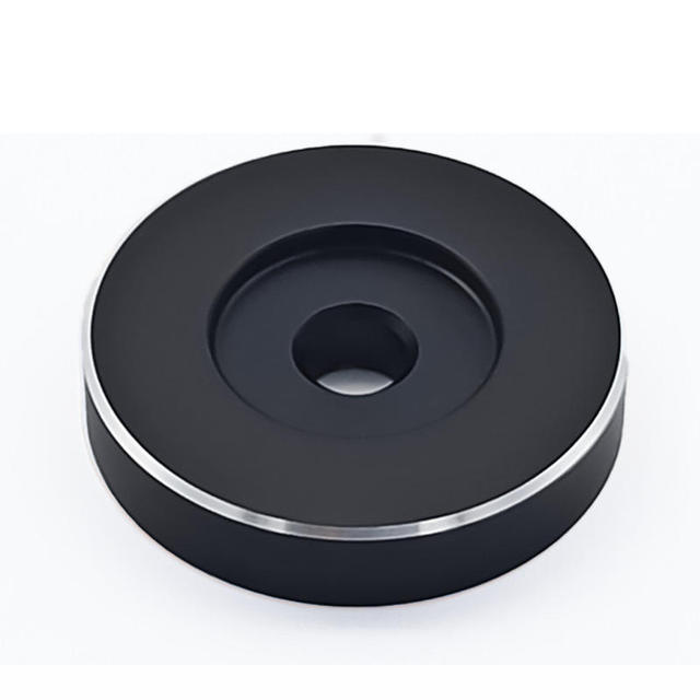 Factory Aluminum 45 Rpm Adapter 7 Inch Vinyl Record Conversion Disc Large Hole Center Sleeve Adapter Turntable Record Holder