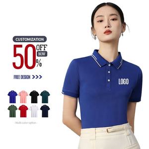 Camiseta de Golf Personalizada de Manga Corta Unisex, 180g, Mezcla de Algodón y Elastano, Elástica, Antiarrugas y Transpirable, Ideal para Primavera y Verano - Product Image 3
