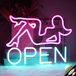 Customized Advertising Letters Display Bars <strong>Office</strong> Optical logo Light Board <strong>Open</strong> Led Neon <strong>Sign</strong> Lights for Businesses Shop - Product Image 2