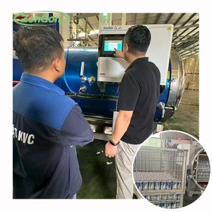 Nouvel <span class=keywords><strong>autoclave</strong></span> à pulvérisation d'eau pour aliments en conserve, en acier inoxydable 304, haute productivité pour le lait en bouteille/en boîte, pré-concentré - Product Image 1