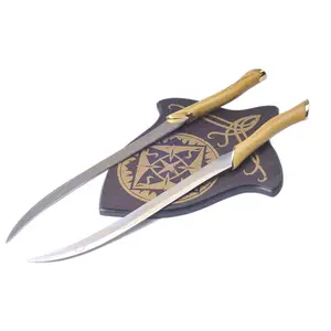 Popüler 56cm yüzüklerin efendisi Sindar Elf prens Legolas Greenleaf kılıç Cosplay koleksiyonu için