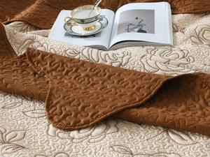 Vente en gros de couvre-lits brodés en polyester microfibre 3 pièces bon marché et de <span class=keywords><strong>bonne</strong></span> <span class=keywords><strong>qualité</strong></span> - Product Image 5