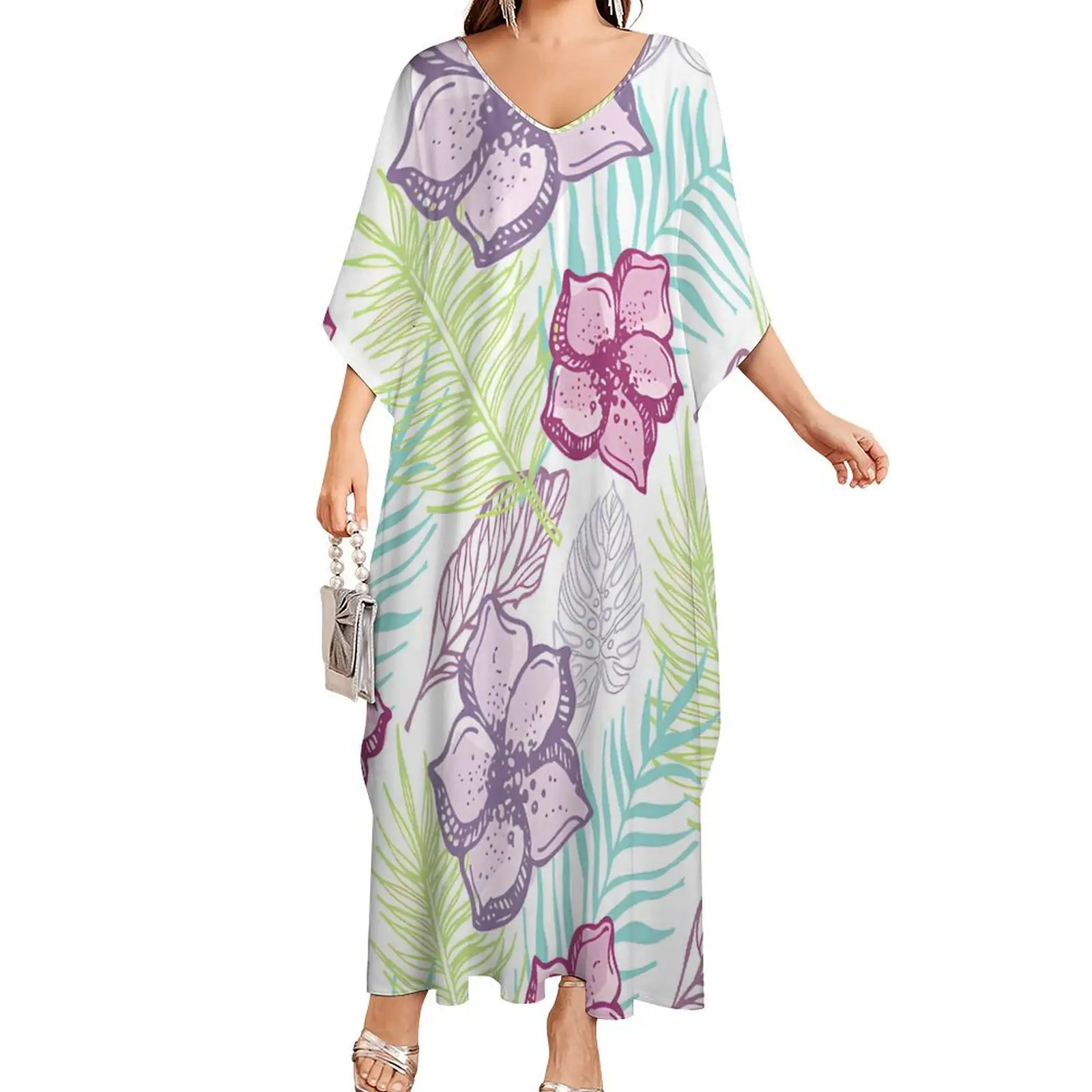 2024 estate nuovi arrivi Plumeria Plus Size abbigliamento polinesiano abiti Casual da donna hawaiana stile tropicale