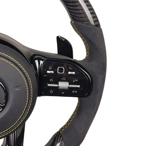 Volant sport personnalisé modifié pour Mercedes Benz Classe A <span class=keywords><strong>GLA</strong></span> B GLB C GLC <span class=keywords><strong>E</strong></span> GLE CLS <span class=keywords><strong>2023</strong></span> - Product Image 2