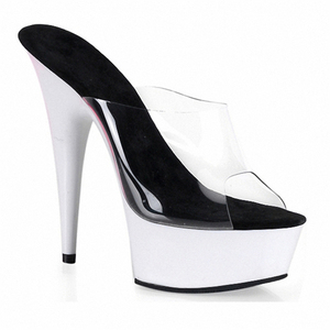 Moda Veraniega de Tendencia, Zapatos de Tacón Alto de 15 cm, Personalizables, con Soporte para Muestras, Diseño Abierto, Color Sólido, Estilo para Discotecas - Product Image 3