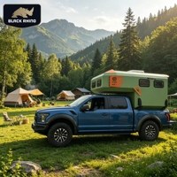 Mini-caravane hybride tout-terrain pliable pour camping, directement de l'usine