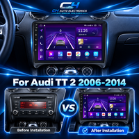 Autoradio Android pour Audi TT 2006-2014, écran tactile IPS, CarPlay Android Auto, GPS WiFi Bluetooth stéréo