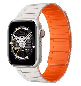 Bracelet magnétique en silicone pour <span class=keywords><strong>Apple</strong></span> <span class=keywords><strong>Watch</strong></span> 789 Ultra Advanced Sense Strap N54 Bracelet de montre magnétique en silicone - Product Image 1