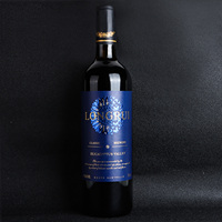 Etiquette de bouteille de vin de luxe à impression personnalisée Rouleau d'étiquettes autocollantes en relief pour bouteille de vin rouge en papier à texture mate et feuille d'or