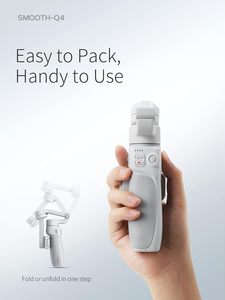 Estabilizador de 3 Ejes <span class=keywords><strong>Smooth</strong></span> Q4 para Teléfono Inteligente, con Barra de Extensión Integrada, Plegable y Portátil para TikTok y YouTube, Diseño Compacto - Product Image 2