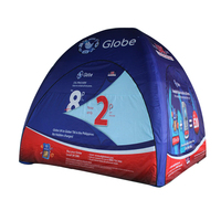 Tente dôme pliable araignée 3x3 portable pour événements extérieurs et expositions, impression intégrale, housse en polyester 600D, tente gonflable araignée en TPU