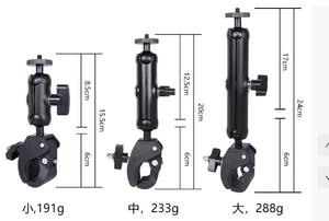 Soporte para cámara de bicicleta de motocicleta 360, soporte de montaje en manillar para <span class=keywords><strong>GoPro</strong></span> <span class=keywords><strong>Hero10</strong></span>/9/8/7/6/5/4, accesorio para cámaras de acción - Product Image 6