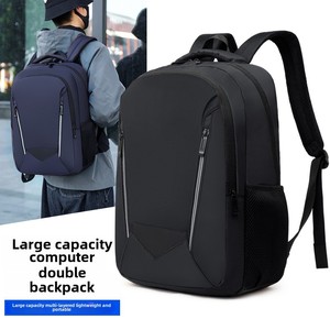 2025 Lightweight Multifunctional Men's Oxford Waterproof Laptop <b>Backpack</b> Casual Outdoor & Business Travel Use Polyester Lining - Product Image 2