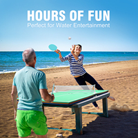 Woowave 2026 Vente Flash Table de Ping-Pong Flottante Gonflable en EVA pour Piscine – Jeu de Tennis de Table sans Gonflage pour Fêtes en Extérieur