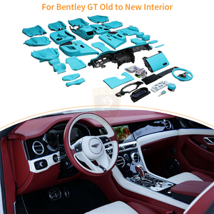 High Quality Leather Car Interior Trim Parts for Bentley GT <strong>Continental</strong> Center Console Dashboard Seat Covers Steering Wheel - Product Image 3