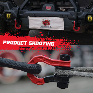 Ambull Nouveau Design Haute Performance 4x4 <span class=keywords><strong>Levage</strong></span> Forgé G209 Shackle en Alliage Rouge Anti-Déchirure avec Bloc <span class=keywords><strong>de</strong></span> Traction - Product Image 3
