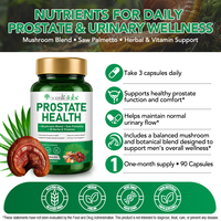 Produits de santé de la prostate pour hommes de marque privée Acentiallabs, complément alimentaire à base de plantes, capsules naturelles pour la prostate pour hommes