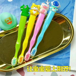 Brosse à dents pour enfants, dessin animé, poils doux, âges 6-12 ans, manuelle, colorée, H-519 - Product Image 3