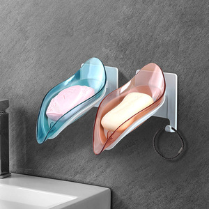 ที่วางสบู่ติดผนังแบบโค้งพร้อมที่ระบายน้ำและใยบวบสำหรับห้องน้ำ - Product Image 2