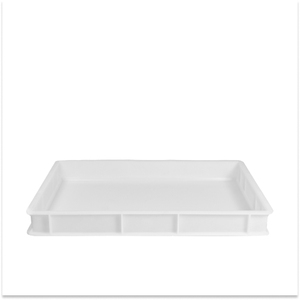 <b>Large</b> <b>Plastic</b> Dough <b>Box</b> for Pizza Dough Proofing Bakery Bread Storage Tray Heavy Duty Commercial Stackable - Product Image 3