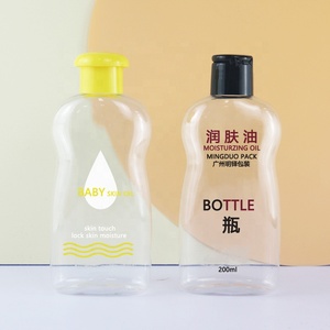 Botella de PET Transparente Vacía Personalizada al por Mayor de 100ml/200ml con Bomba Dosificadora <span class=keywords><strong>para</strong></span> Suero, Aceite, Loción, Champú <span class=keywords><strong>para</strong></span> el Cuidado de la Piel del Bebé - Product Image 2