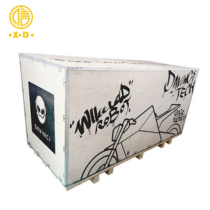 Xd Custom <b>Wooden</b> <b>Crates</b> Plywood Steel Strapped Detachable Export Packaging Box - Product Image 1