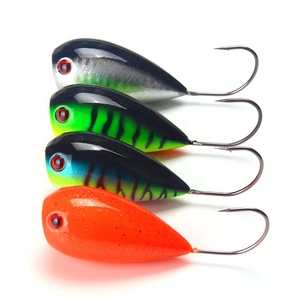 Señuelos Duros de 8cm/12.9g Tipo Popper, Ideales para Pesca en Agua Superficial, Señuelo de Pesca Oceánica - Product Image 1