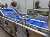 Industriële groente- en fruitwasmachine met motor en pomp voor het reinigen van sojabonen en maïs